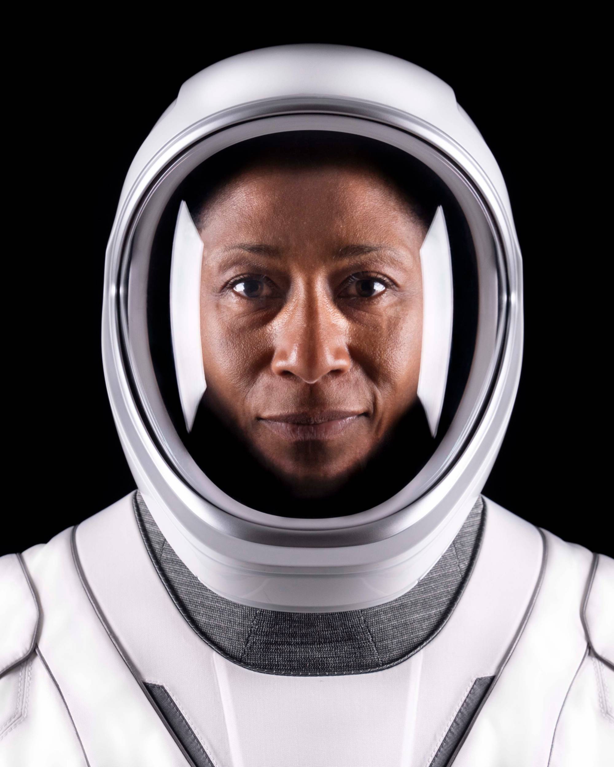 Jeanette Epps in Space X suit